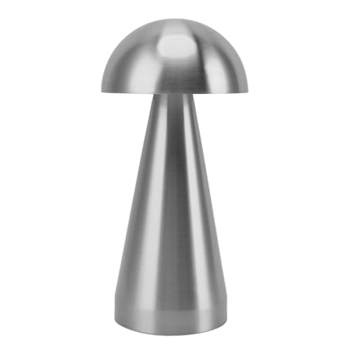 Lámpara de Lecho, Lámpara de Mesa Inalámbrica, Hierro USB Cargado para el Dormitorio (SILVER)