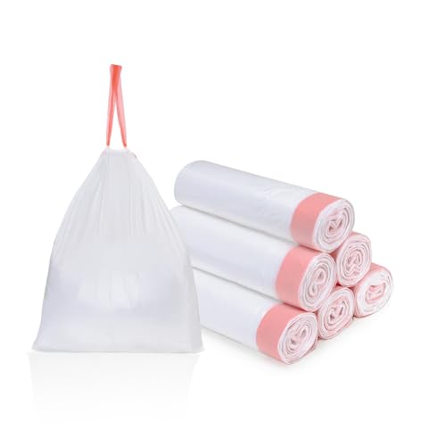 Sac poubelle 50l grande taille blanc anti-déchirure lot de 60 cuisine