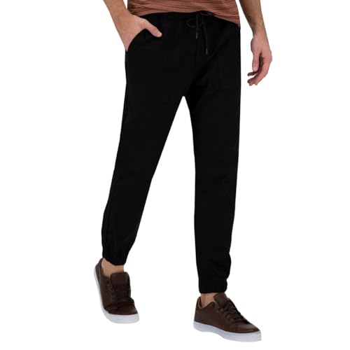 Opiniones y reviews de Pantalon de Gabardina Negro - 5 favoritos. 48 Holstone Jogger Straight Fashion de Gabardina Premium para Hombre - Pantalones de Moda Tiro Medio con Cintura y Tobillos con Resorte. (MX/US, Numérica, 32, Regular, Regular,...