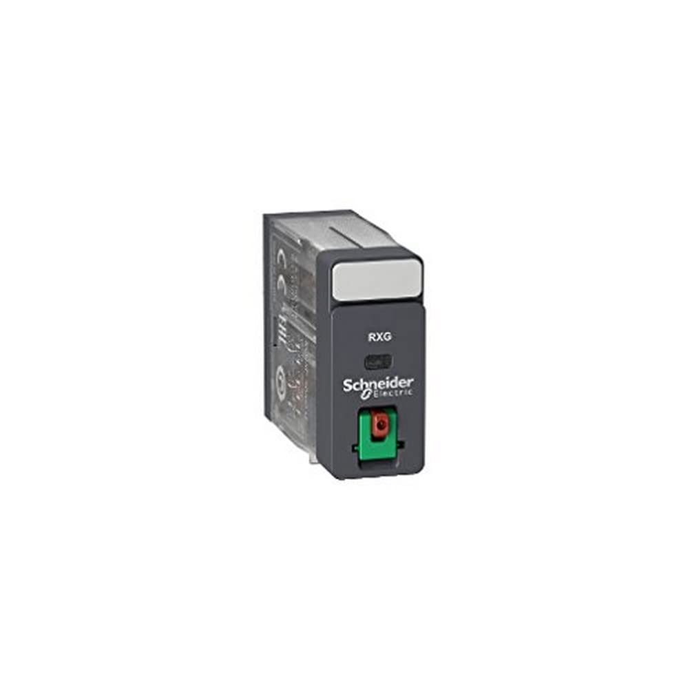 Relé 2CO 5A botón test 48VAC interruptor electromecánico miniatura para carril DIN 2