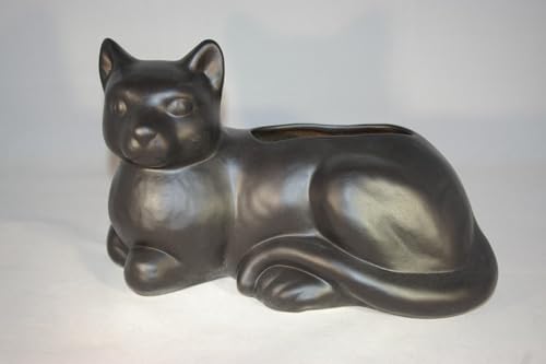 Ofen Verdampfer Luftbefeuchter Katze schwarz matt