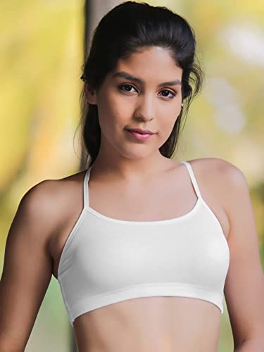 Image of Laavian Women's Modal, Elastane Non-padded Wire Free Beginners Bra