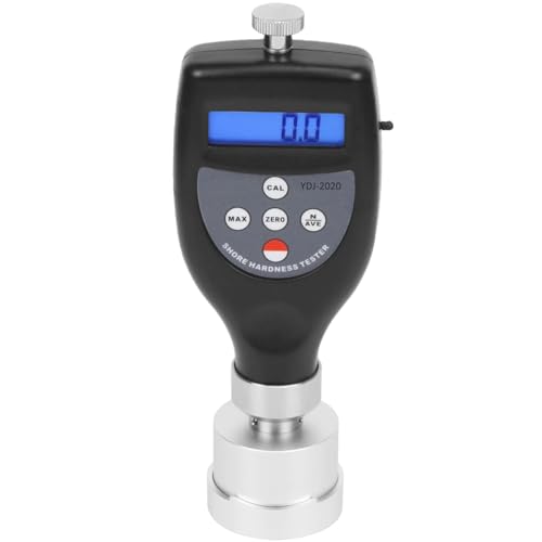 VTSYIQI Textile Hardness Tester Digital Textile Durometer Sclerometer Hardness Measurement with Indenter Ball 5mm? Display Range 0-100H Resolution 0.1H for Textile Beams Spools Cones Package Testing