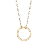 Schlichter basic Kreis-Anhänger als angesagtes Trend Motiv der Hingucker der Saison.