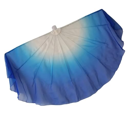 Voile éventail en mousseline pour cours de danse orientale et gala