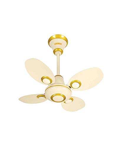 Luminous PetalAir 600mm 4 Blade Ceiling Fan, Ivory