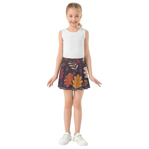 linqin Girls Tennis Skirts with Shorts Flowy Girl Skorts Kids Pleated Skort with Pockets3