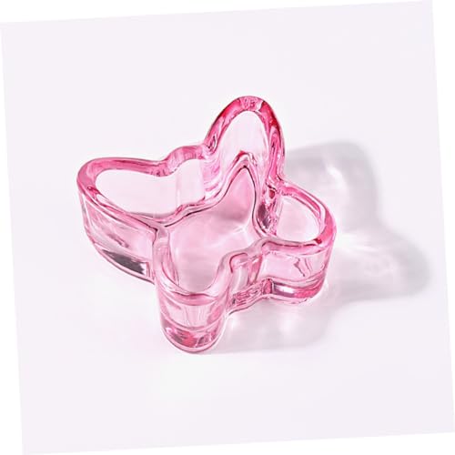 Vaso de vidrio para uñas SHERCHPRY forma mariposa miniatura 7