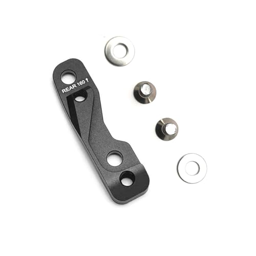 MIEBA Flat Mount Caliper Bracket Adapter Front - 0F/20F (Front 140/Front 160)/Rear - 20F (Rear 160) for SRAM Disc Brake Caliper (Rear-20F)