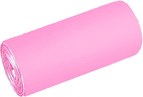 Pink/Purple Plastic Trash Bags - 4 Gallon Handle Small Garbage Bags Cleaning Supplies Groceries for Kitchen, Bathroom, and More (1)