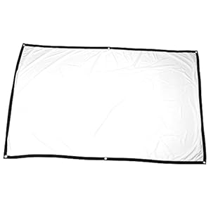 Wresetly Tragbarer Projektor Bildschirm Hd 16: 9 84 Diagonaler Projektions Schirm Faltbarer Heim Für Wand Projektion Indoor Außen