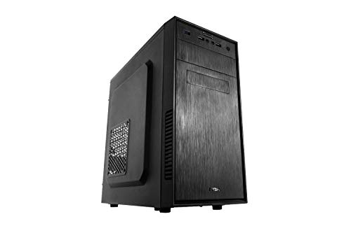 NOX XTREME PRODUCTS Forte - NXFORTE - micro ATX mini tower, USB 3.0, wykończenie szczotką, zawiera wentylator 120 mm, miejsce na 3 wentylatory, grafika 305 mm, kolor czarny