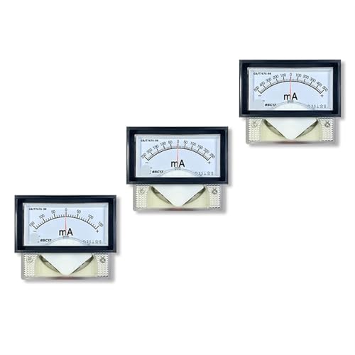 Ampèremètre bidirectionnel à aiguille 85C17 pour courant DC ±25mA - 4