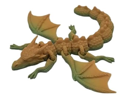 1PC dragonfly-style movable joint dragon 3D printing