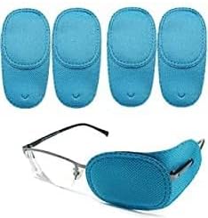 Bhavya Optic® 2 pairs Eyepatch for Glasses, Eye Excercise for Kids and Adults, Amblyopia Strabismus, For Lazyeye 4 pcs