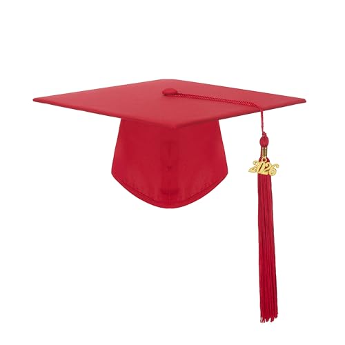 Image of GradClassical Matte Graduation Cap and Gown 2026 Set for High School and College Bachelor