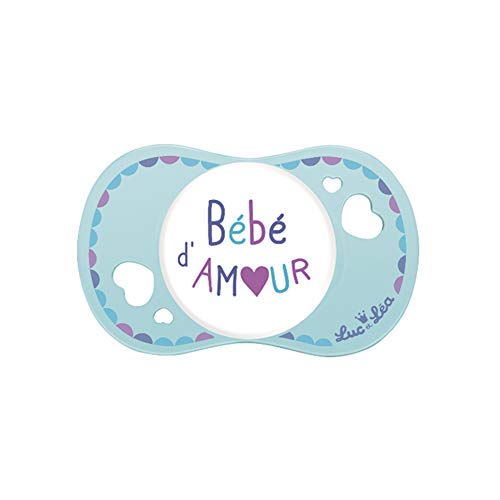 Luc et Léa Sucette Silicone Physiologique 0 Mois et + - Bébé d'Amour