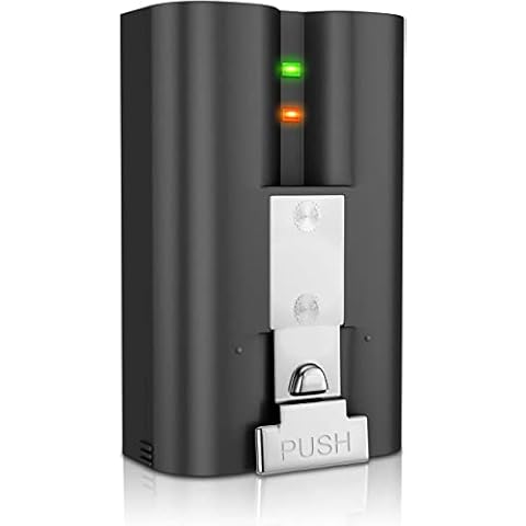 Rechargeable Battery 6040mAh Replacement Compatible with Video Doorbell 2/3 and Spotlight Cam Battery, Door View Cam,NOT for S-tick Up Cam- 1Pack Cover