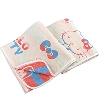 Amazon.co.jp: リヴェール ハローキティ ガーゼケット シングル