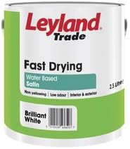 2.5LTR - LEYLAND PAINT FAST DRYING SATIN OFF WHITE RANGE PIXIE DUST