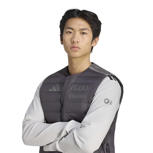adidas Herren Audi Revolut Formula One Team 2026 Engineers & Marketing Padded Vest Coat, grey strata, M – Ansicht 5