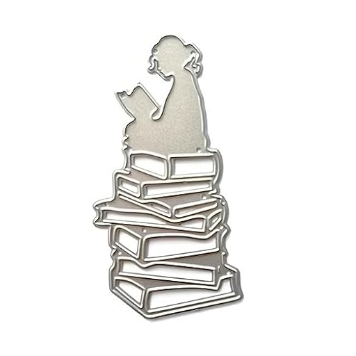 Scnvsi-Troqueles de Corte de Metal para Libros de Lectura, Plantilla de colección de Recortes, Troqueles, Tarjetas en Relieve, Plantilla para álbum de Fotos, decoración del Molde | Ya disponible en tu tienda friki favorita! En mundofriki.es!