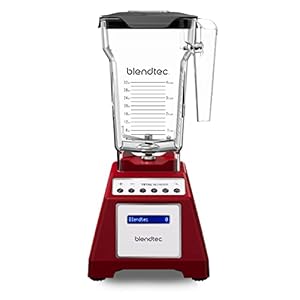 Blendtec Total Classic Original Blender and 75 oz FourSide Blender Jar – Kitchen Blender Bundle – Red