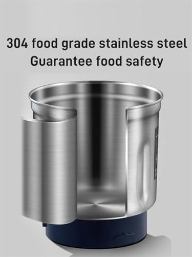Image of Portable Electric Coffee Grinder for Grinding Dry Herbs, Coffee, Stainless Steel Herbs Spices Nuts Grain Coffee Grinder