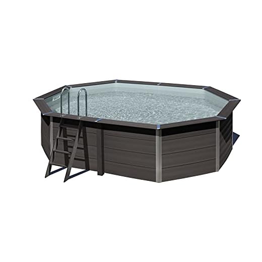 Gre Kpcov66 - Piscina Elevada Ovalada De Composite, 664 X 386 X 124 Cm