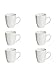 Excelsa Molecuisine Set Taza 6 Uds. 350 Ml Blanco