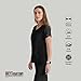 Grey’s Anatomy by BARCO Classic Cora Scrub Top for Women – Black, 4-Pocket Crossover V-Neck Scrub Shirt with Natural Stretch, Soil Release Fabric, and Super-Soft Finish – Medium, Regular Fit