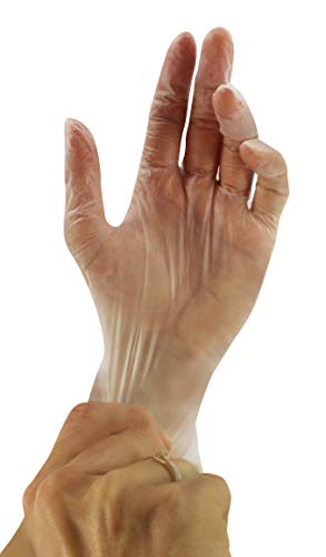 1000 (10x100) Guanti usa e getta Vinile Senza