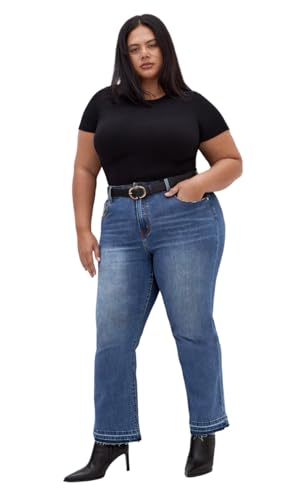 City Chic Women's Plus Size Jean - Paloma Kick Flare