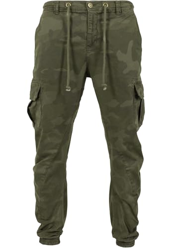 Jogging cargo camo homme avec poches latérales et taille ajustable - 5