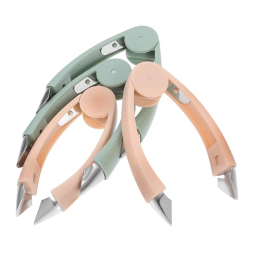 TOBBOMEY 4 piezas Descorazonadores de Acero Inoxidable para Removedor de Ojos de Piña Extractor de Tallos de y Pelador Pequeño para Cocina Herramienta Multifuncional Ligera y Portátil