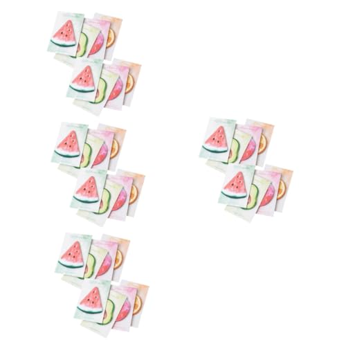 Blocs-notes à gratter portables avec 8 notes amusantes, pack de 4 pièces pour la rentrée