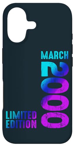 Carcasa para iPhone 17 Impresionante Marzo 2000 Desde 2000 Vintage 2000 Retro 2000