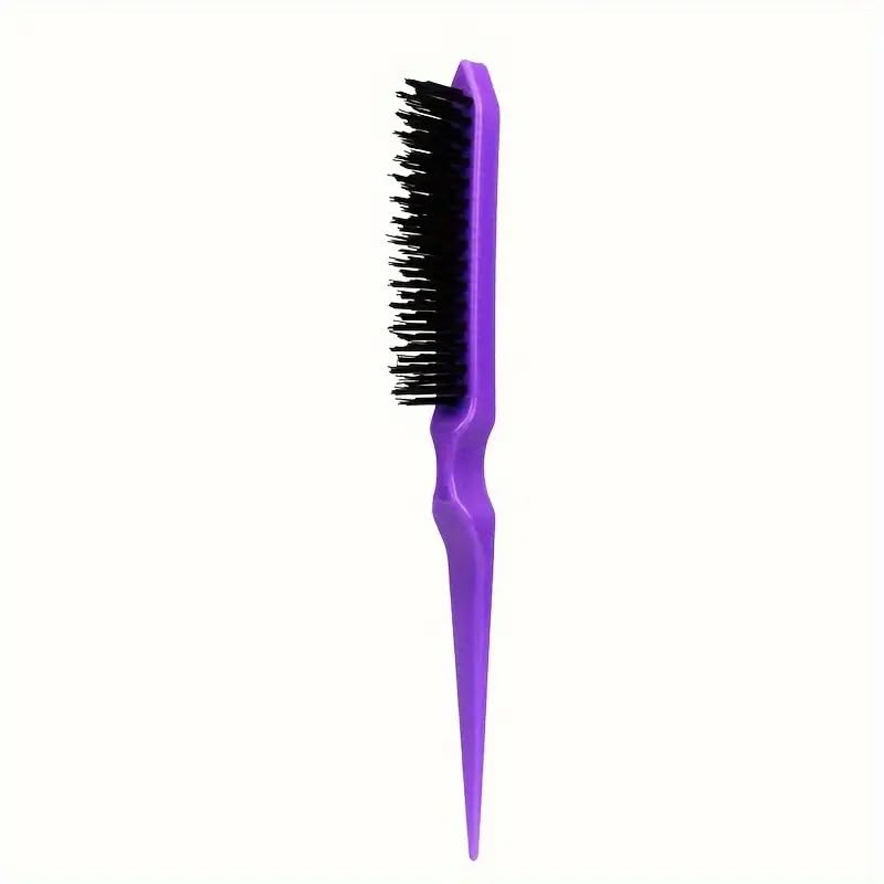 IMAXWAVE Cepillo Profesional - Peine de Cola con Púas para Crepar y Peinar - Cepillo anti-frizz - Cepillo estilizador - Distribuye Aceites Naturales, Ideal para Dar Volumen - Ligero (Morado)