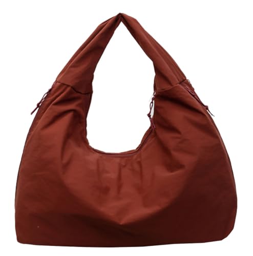 Slouchy Nylon Hobo Bags Women Crescent Shoulder Tote Handbag Trendy Large Purses