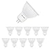 Metrix Lot de 10 ampoules LED MR16 GU5.3 5 W 220-240 Volt 400 lm Blanc chaud 3000 K Équivalent des ampoules halogènes 50 W Angle d'éclairage 38°