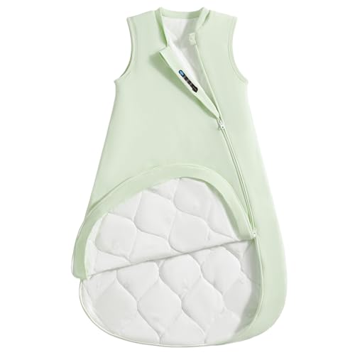 Image of usbettas 1.0 Tog 2.5 Tog Baby Sleep Sack, 100% Cotton Baby Sleeping Bag 3-24M, 2-Way Zipper Baby Wearable Blanket