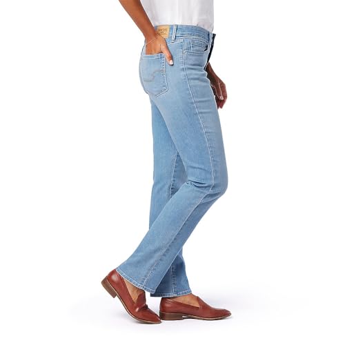 Image of Levi Strauss Signature Gold Women's 03 Essential Mid-Rise Straight Jeans (Also Available in Plus)