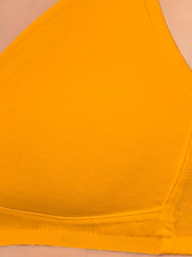 Image of DAISY DEE Women's Girls Cotton Non-Padded Wirefree Seamless Full Coverage Comfortfit Everyday Use T-Shirt Bra - NDSZN