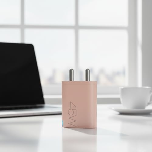 Image of Original 45W Super-Fast Type C Charging Adapter for Samsung S25 Ultra /Google 10 Pro XL /One plus15 /Nothing /Motorola /Xiaomi 17 Pro Max /iPhone /Laptop /Tablet /Chromebook|45W USB C PPS Charging Adaptor,Pink