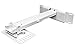 Optoma OWM2100 Dual Stud Ultra Short Throw Universal Wall Mount in White with Telescoping Arm for EH320UST and EH320USTi
