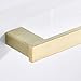 BATHSIR Gold Towel Holder, Bathroom Hand Towel Ring Brushed Brass Towel Bar Wall Mount Stainless Steel