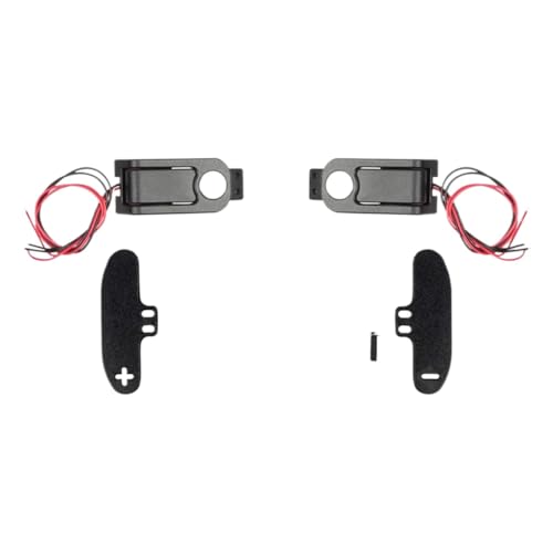 MAufrNAhx Paletas de cambio de volante de simulación de carreras, paletas de succión magnéticas compatibles con 923 G29 G27 G25 G920(Black no mount)