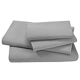 1500 Thread Count King Size 4pcs Bed Sheet Set Egyptian Comfort Deep Pocked Gray