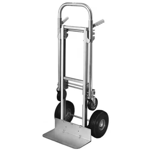 Carretilla convertible 2 en 1 de aluminio 800 lb con ruedas neumáticas miniatura 4
