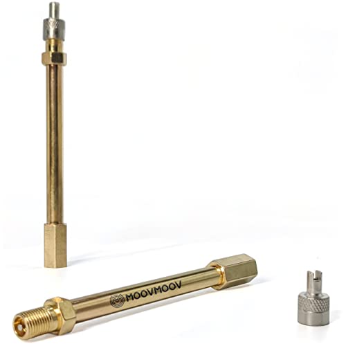 Prolunga Valvola Antiriflusso MOOVMOOV 10cm - Per Monopattini Xiaomi, Bici, Auto, No Perdita D'aria - Foto 6